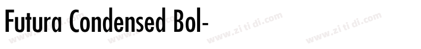 Futura Condensed Bol字体转换 Futura Condensed Bol字体转换